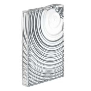 Garrafa De Água Plana Ripples Transparente Icons 500Ml - Guzzini