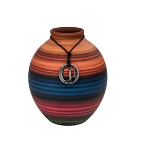 Vaso Moringa Machu Picchu Fosco 23X19cm - Carolina Haveroth