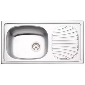 Cuba de Sobrepor Tramontina Alpha Inox Pré Polido 78 x 43 cm com Válvula 93840602