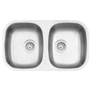 Cuba Tramontina Isis 2C 34 BL em Aço Inox Acetinado 72 x 40 cm Prime com Válvulas 94030103