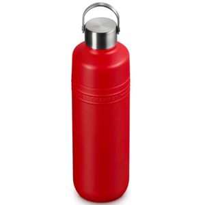 GARRAFA LE CREUSET TÉRMICA ON THE GO EM AÇO INOXIDÁVEL 1 LITRO