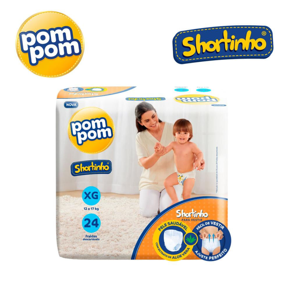あなたにおすすめの商品 Pom Pom Fralda Shortinho PDP FastStore | Unidades 24 XG Jumbo ヘアアクセサリー