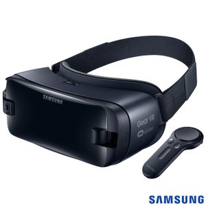 Óculos de Realidade Virtual Samsung Gear VR4 2D/3D com Visão 360º e Controle - SM-R325