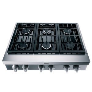 Rangetop de Embutir Semiprofissional Brastemp Gourmand 6 Bocas Inox com Chamas de Alta Potência e Simmer - BDR90AR