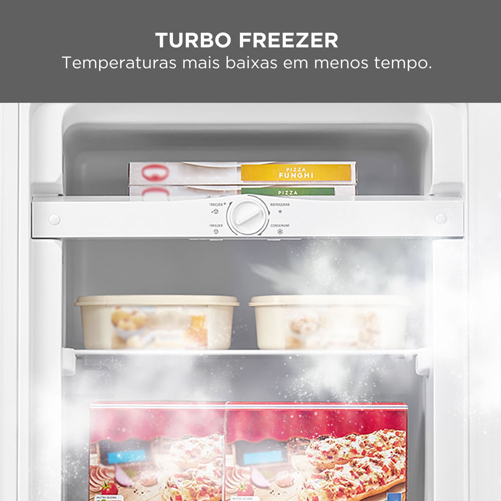Freezer Vertical 1 Porta 196L 2 em 1 Branco Midea | Fastshop