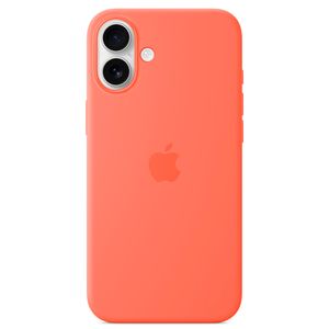 Capa para iPhone 16 Plus com MagSafe em Silicone Rosa-peônia - Apple - MDGT4ZM/A