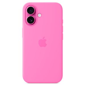 Capa para iPhone 16 com MagSafe em Silicone Rosa-peônia - Apple - MDGM4ZM/A