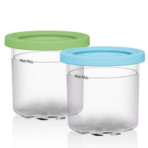 Potes Originais Ninja® Creami com 02 Unidades Transparente de 473ml - 4133250037