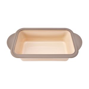 Forma Retangular de Silicone 8x14x27cm Kenya Bege