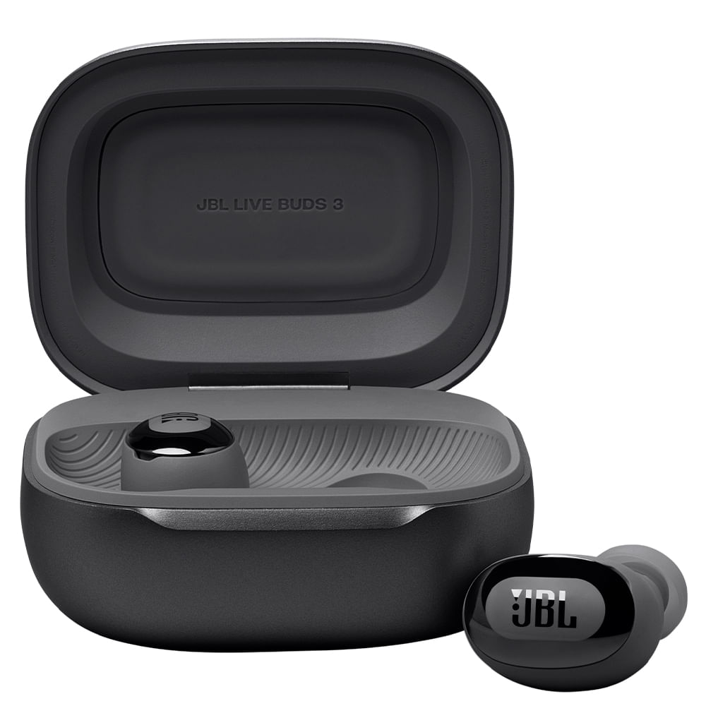 Fone de Ouvido JBL Live Buds 3 Preto - JBLLIVEBUDS3BLKBR | Fastshop