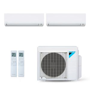 Ar-Condicionado Multi Split Inverter Daikin 18.000 BTUs (1x Evap HW 9.000 + 1x Evap HW 12.000) Quente/Frio 220V