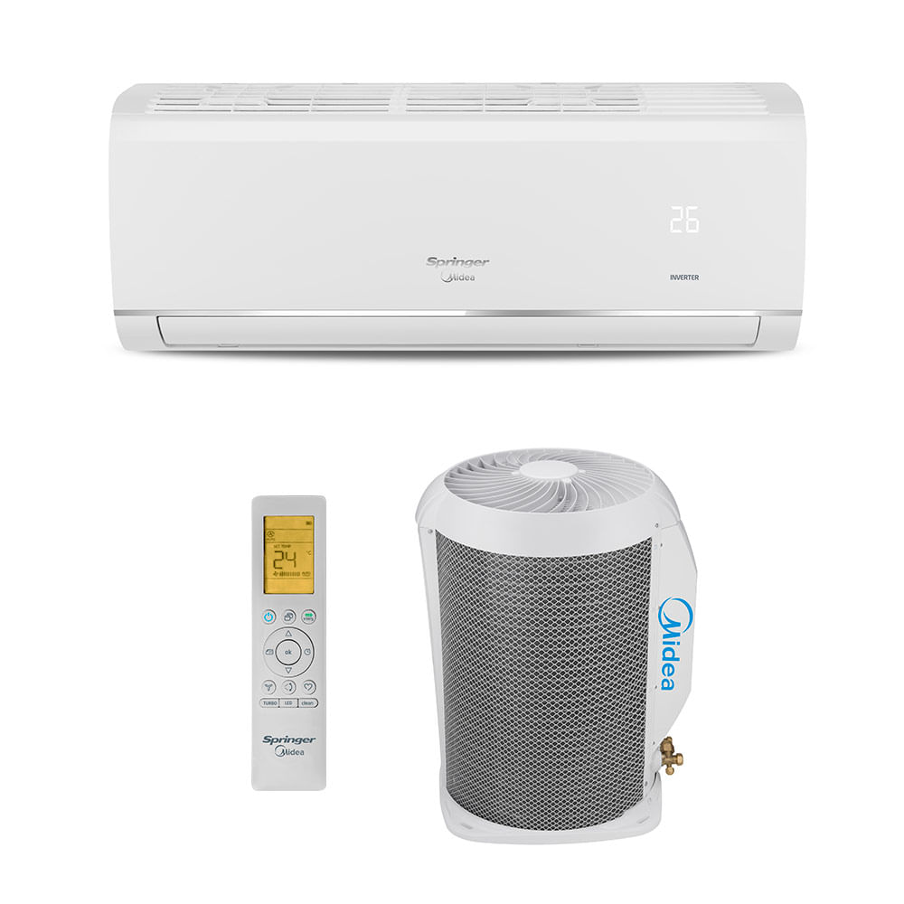 Ar Condicionado Split 22000 Btu Frio Airvolution Connect - Inverter - Springer Midea - 220v - 42afvci22s5