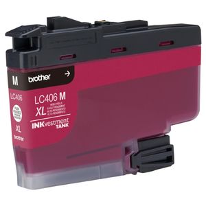 Cartucho de Tinta Brother LC406XLMS Magenta Alto rendimento