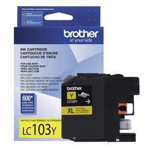 Cartucho de Tinta Brother LC 103 Y Amarelo