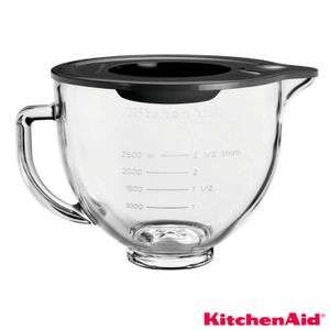 Bowl em Vidro Liso com Capacidade para 4,8 Litros para Stand Mixer - KitchenAid