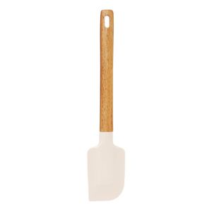 Espátula Pão Duro de Silicone com Cabo em Acácia Spicy Bege