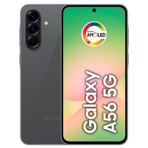 Celular Samsung Galaxy A56 5G Preto, 256GB, 8GB RAM e Câmera Tripla 50MP + 12MP + 5MP
