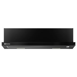 Depurador de Ar Electrolux 90cm Retrátil Preto Efficient com Luz de Led (DE9RB)