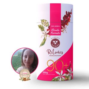 Café Torrado e Moído Florada 90+ Sueli Schwanz 3 Corações Lata 250g