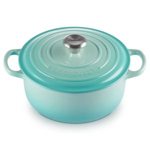 PANELA LE CREUSET REDONDA SIGNATURE 18CM AZUL COOL MINT 21177184962430