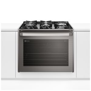 Fogão de Embutir Electrolux de 05 Bocas Experience com Mesa de Vidro Cinza - FE5EC