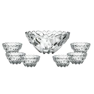 Bowl E Saladeira De Vidro 7 Peças - Delisoga