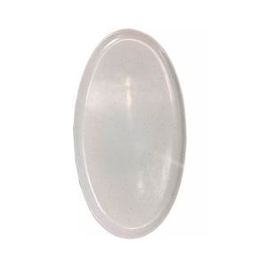 Travessa Oval Orgânico Branca 39,2X21,1X16cm - Dolce Home