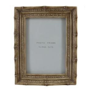 Porta Retrato Em Resina Marrom 15X10 - Btc