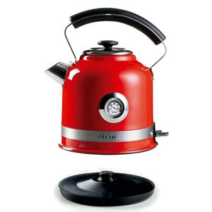 CHALEIRA ARIETE ELÉTRICA MODERNA EM AÇO INOXIDÁVEL VERMELHO 1,7 LITROS 1850W 220V 00C285400ARBR