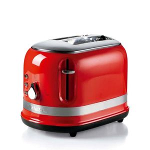 TORRADEIRA ARIETE ELÉTRICA MODERNA 2 FATIAS 5 NIVEIS TOSTAGEM VERMELHO 750W 127V 00C014909ARBR