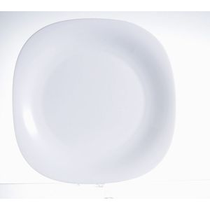 Prato de Sobremesa Carine em Vidro Temperado 19cm Luminarc Branco