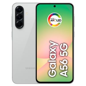 Celular Samsung Galaxy A56 5G 256GB, 8GB RAM, Câmera 50MP, IP67, Super AMOLED 6.7", Recursos AI Cinza