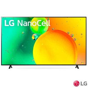 Smart TV LG 4K NanoCell 75" Polegadas ThinQAI Smart Magic Google Alexa e Wi-Fi - 75NANO75SQ