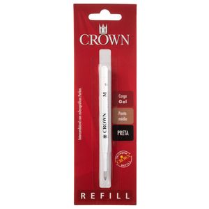 CARGA CROWN ESFEROGRAFICA GEL TIPO PARKER Cor: Preta | CA17004P