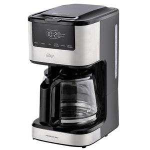 Cafeteira WAP Digital Aroma Programável Preta e Cinza para Café em Pó - WCD1500