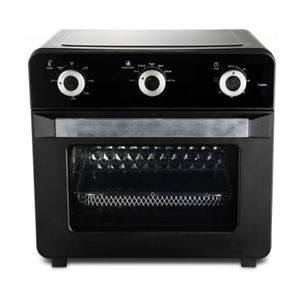 FORNO HAMILTON BEACH AIR FRYER ELÉTRICO COM TIMER 20L PRETO