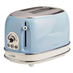 TORRADEIRA ELÉTRICA ARIETE VINTAGE AZUL 750W 220V 6 NÍVEIS DE TOSTAGEM 00C01551ARBR