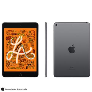 iPad Mini 5ª Geração Cinza Espacial com Tela 7,9?, Wi-Fi, 64 GB, Processador Chip A12 Bionic - MUQW2BZ/A