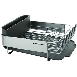 ESCORREDOR KITCHENAID PARA PRATOS TALHERES E LOUÇAS CINZA KE895BXCGA