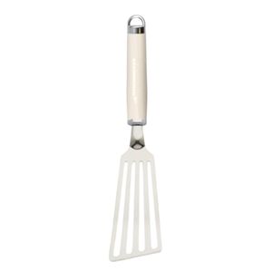 ESPÁTULA KITCHENAID PERFURADA FLEXÍVEL CREME EM AÇO INOX 33CM KAG024OHACE