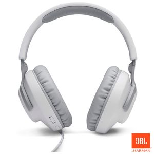 Fone de Ouvido JBL Quantum100 Headset Gamer Branco Sound Signature, Compatível com Windows Sonic Spatial