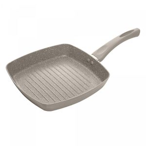 Bistequeira de Indução 24cm Taupe com Revestimento Cerâmico