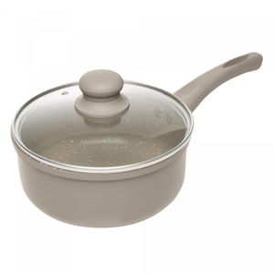 Panela de Indução 18cm Taupe com Revestimento Cerâmico