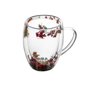 Caneca Parede Dupla De Vidro Borossilicato Fall 330Ml