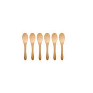Kit De 6 Mini Colheres De Bambu - Oikos