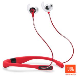 Fone de Ouvido Esportivo Sem Fio JBL Reflect Fit Intra-Auricular Vermelho - JBLREFFITRED