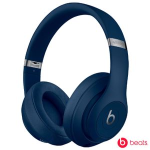 Fone de Ouvido Beats Studio 3 Bluetooth Headphone Over Ear Skyline Puro Cancelamento Ativo de Ruído Azul