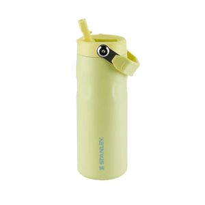 GARRAFA STANLEY TÉRMICA AEROLIGHT FLIP STRAW 473L AMARELO POMELO 08634-00