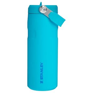 GARRAFA STANLEY TÉRMICA AEROLIGHT FLIP STRAW SPLASH AZUL 08543-00