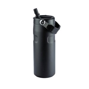 GARRAFA STANLEY TÉRMICA AEROLIGHT FLIP STRAW 473L BLACK 08544-00